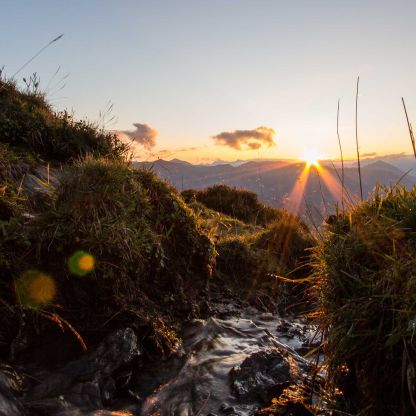 Sonnenuntergang am Feldalphorn Feldalphorn