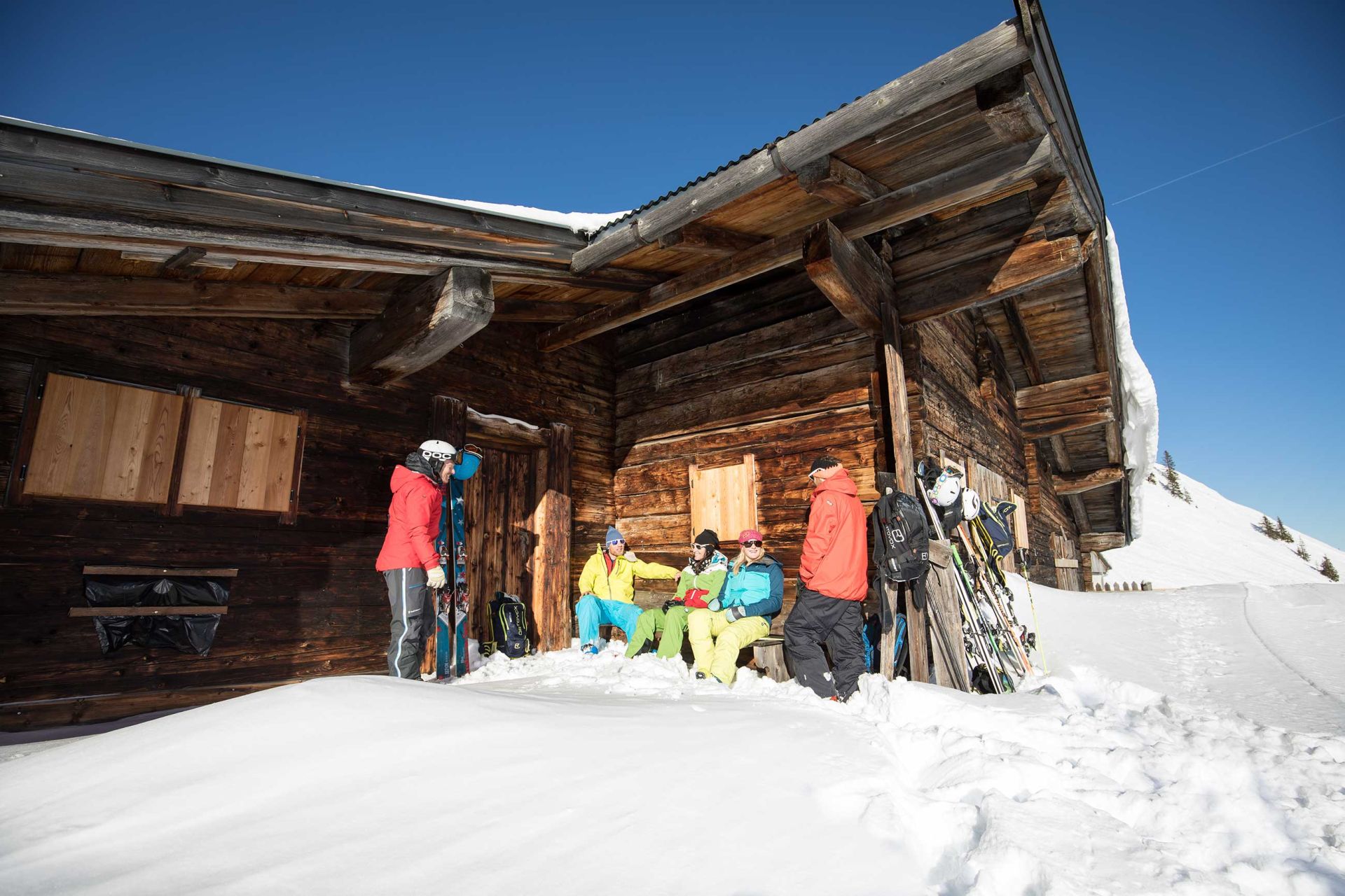 Skihütten im Ski Juwel Alpbachtal Wildschönau