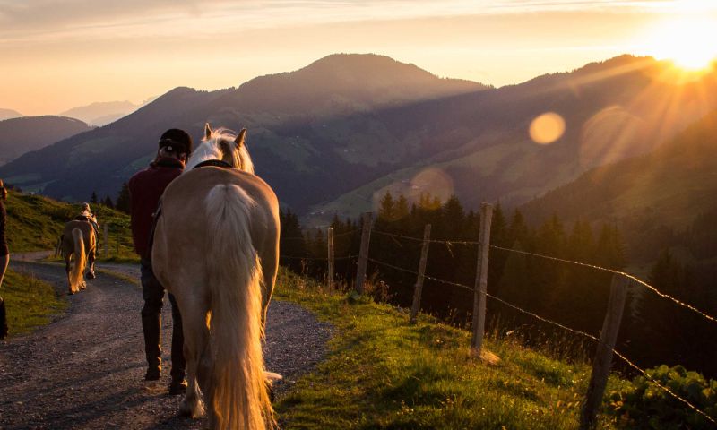 Ritt in den Sonnenaufgang