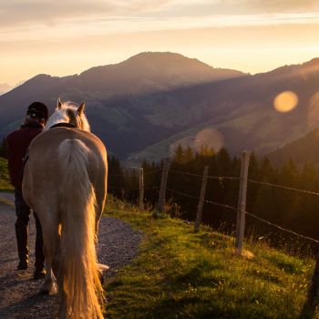 Ritt in den Sonnenaufgang