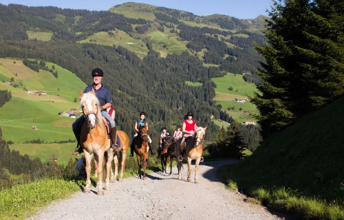 Gruppenfoto Reiten