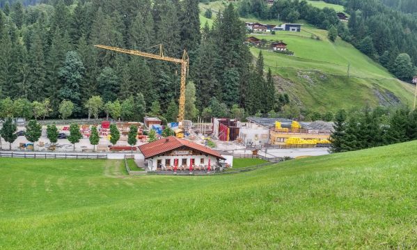 Neubau der Talstation Schatzbergbahn