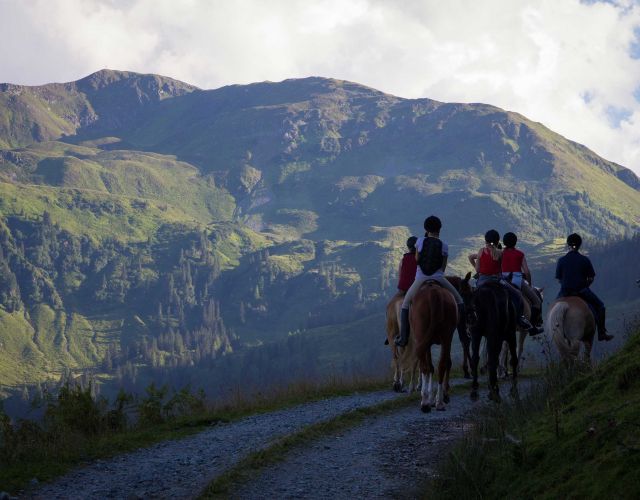 Ausritt auf die Berge
