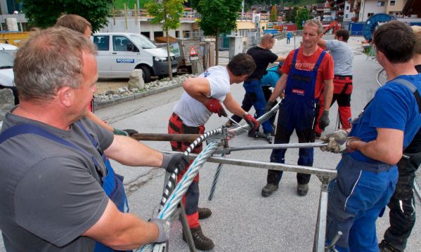 Seilspleiß an der Schatzbergbahn