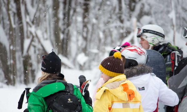 Skibus-Haltestelle Ski Bus Haltestelle