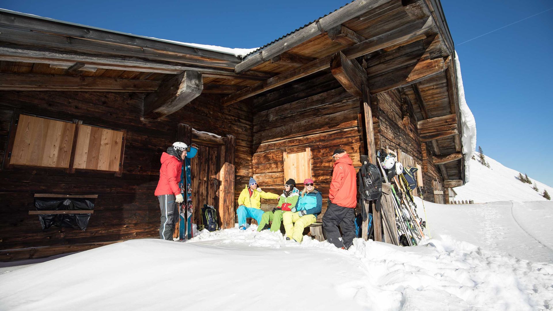 Skihütten im Ski Juwel Alpbachtal Wildschönau
