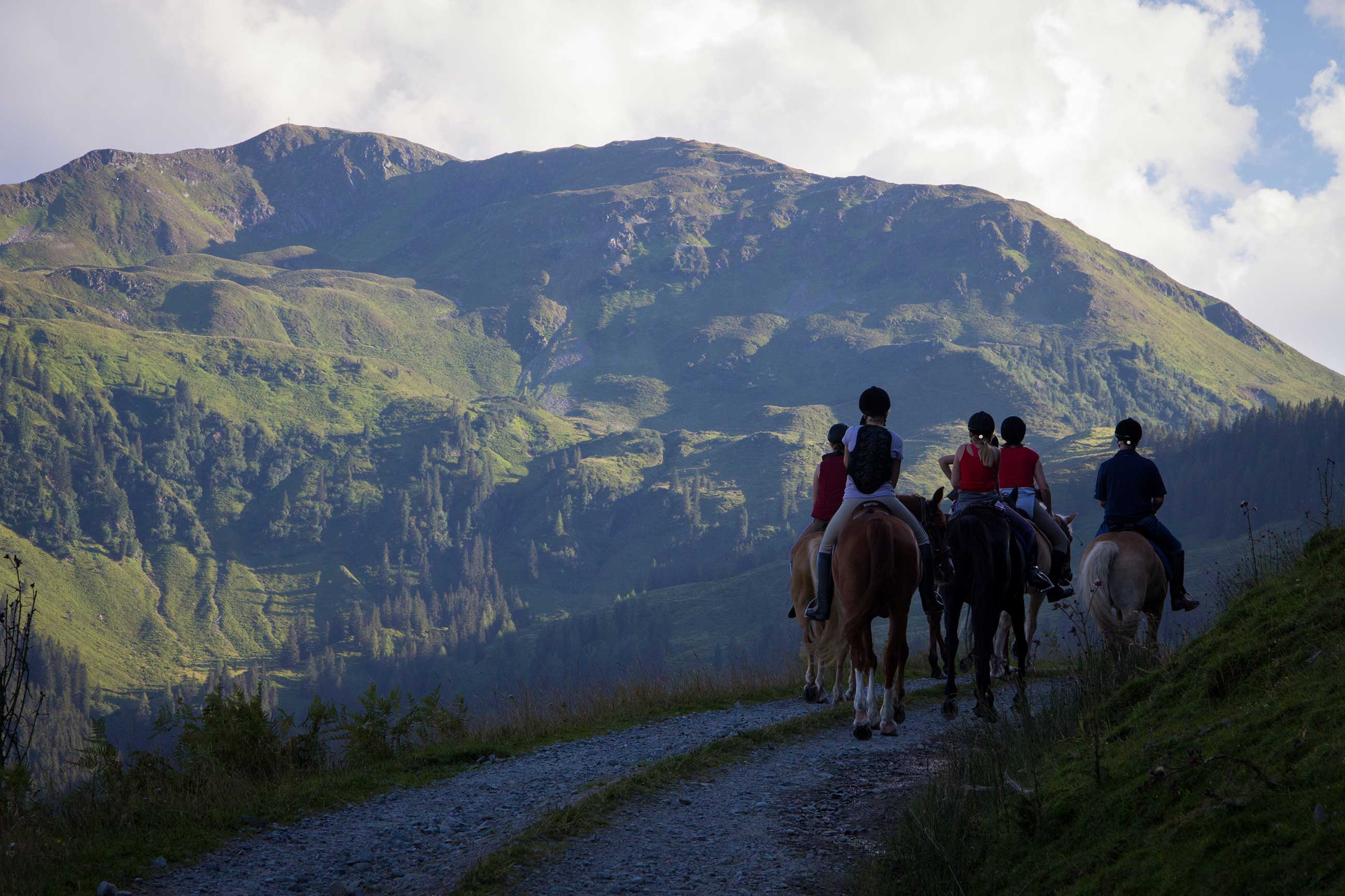 Ausritt auf die Berge