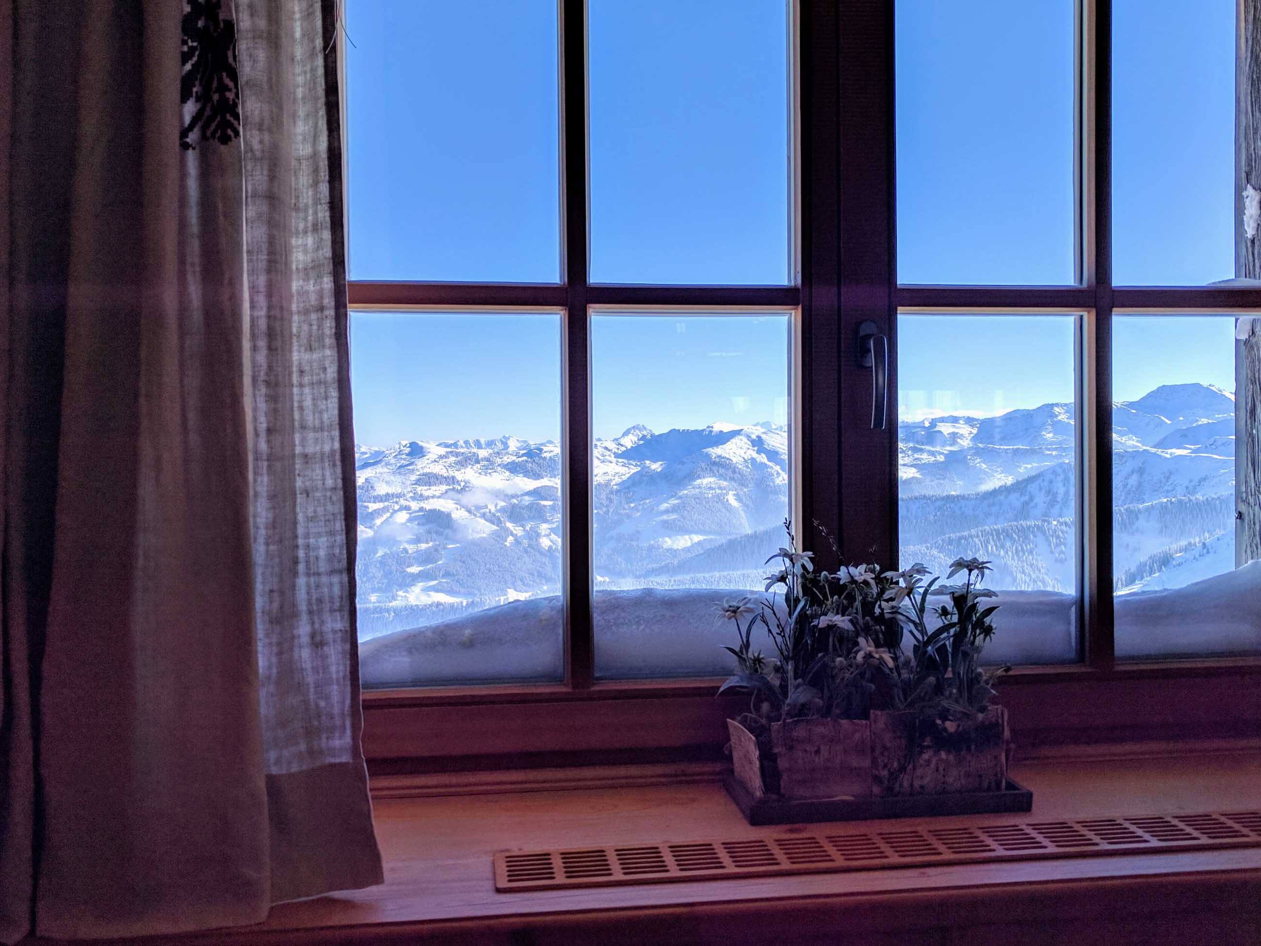 Bergpanorama im Winter